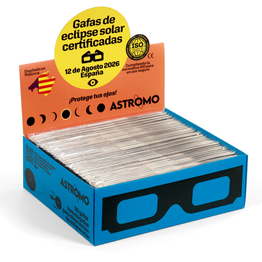 PACK DE 100 GAFAS DE ECLIPSE SOLAR PARA EMPRESAS