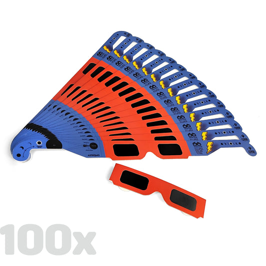 PACK DE 100 GAFAS DE ECLIPSE SOLAR PARA EMPRESAS